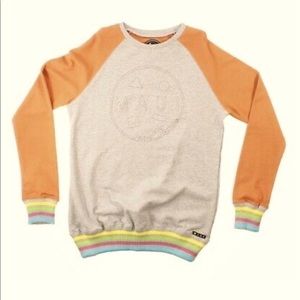 Maui And Sons Cruise Long Sleeve Sweatshirt -  Heather Autum Leaf  Medium